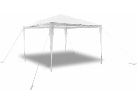 vidaXL Carpa cenador de jardín techo de pirámide 3x3 m