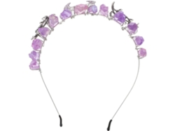 1 Pieza De Corona De Luna De Cristal, Elegante Accesorio Para El Cabello, Decoración Para Fiestas Y Cumpleaños.