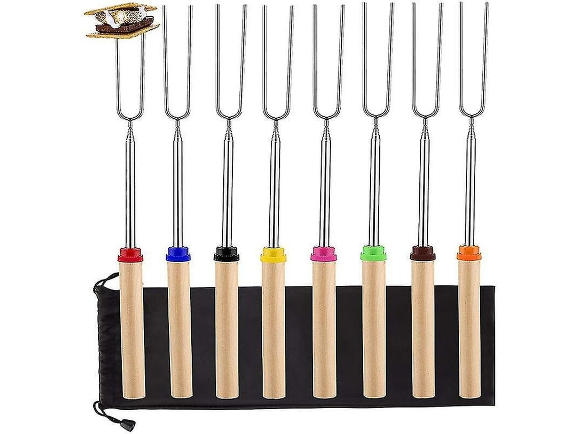 Brochetas telescópicas para malvaviscos