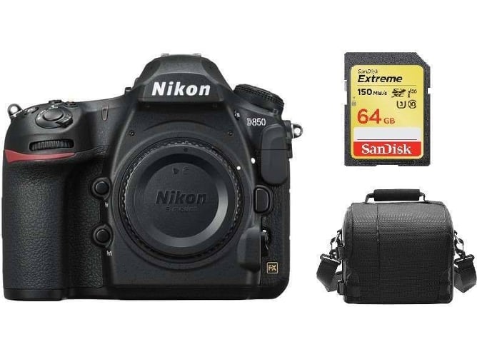 Kit Cámara Réflex NIKON D850 + 64GB SD + Bolsa