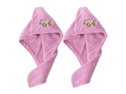 Conjunto de Toalla KOFIHETY Bandana Secar Cabello Largo - 2pcs (Talla Única)
