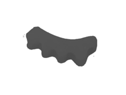 Separador De Dedos De Pie, Correctivo De Hallux Valgus Y Dedos Martillo, Rectificador Elástico Suave Para Cuidado De Los Pies Negro