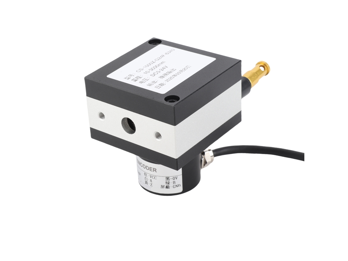 Actuador lineal eléctrico negro (IP65, carrera de 200 mm)
