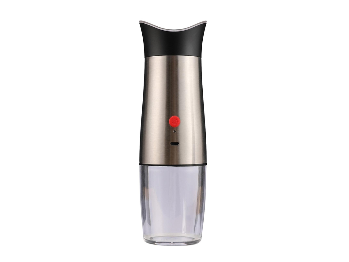 Molinillo de sal y pimienta premium, compacto, eléctrico y recargable, con tapa arqueada. Rosewell