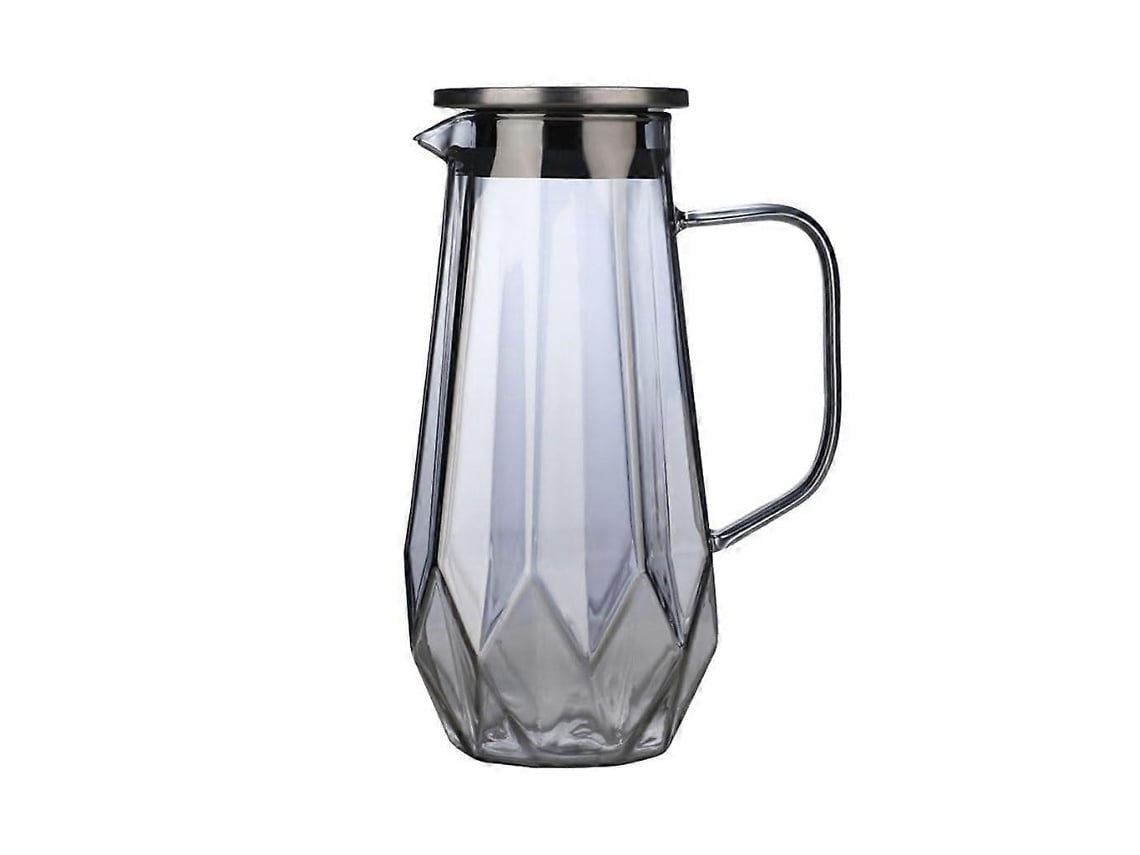 Jarrón de vidrio resistente al calor, hervidor de gran capacidad para bebidas frías y calientes, zumos y tés.