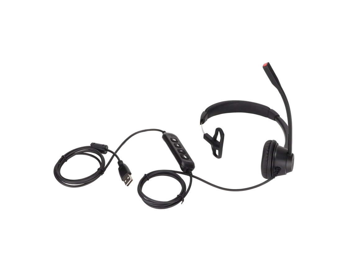 Auriculares Usb Para Negocios, De Un Solo Oído, Compatibles Con Ajuste Volumen Del Altavoz,
