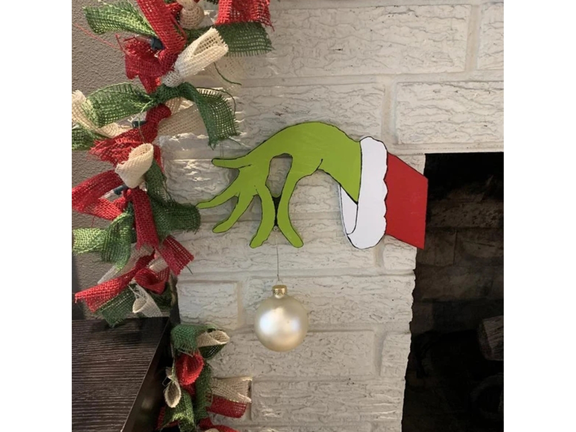 Silueta De Ladrón Para Decoración Navideña, Ideal Para Ventanas, Chimeneas Y Paredes. Adornos Festivos.