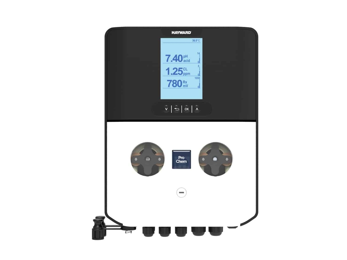Sistema Hayward Pro Chem Control químico automático pH Cloro Dosificación precisa - pH-Cl
