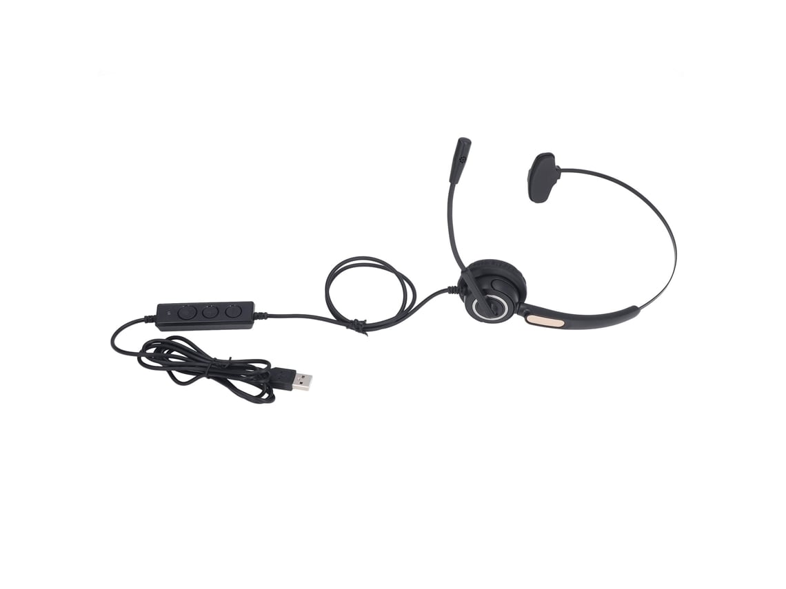 Fone De Ouvido Com Microfone Para Atendimento Ao Cliente Centro De Chamadas Office Cancelamento De Ruído Usb