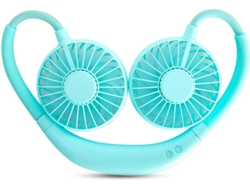 Mini Ventilador Portátil Colgante Para El Cuello Mini Luz Led Recargable Por Usb Con De