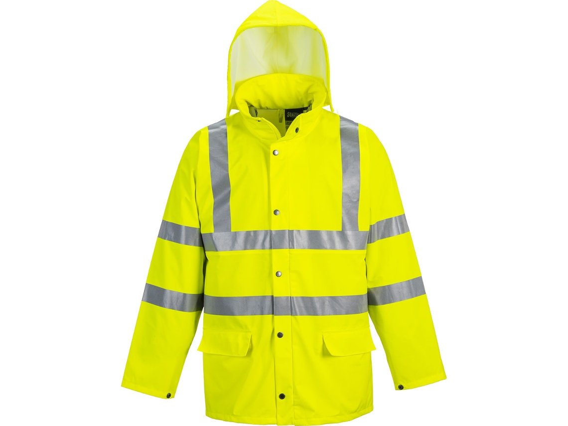 Parka De Alta Visibilidad Impermeable, Transpirable Y Cortaviento. Amarillo / Xxxl