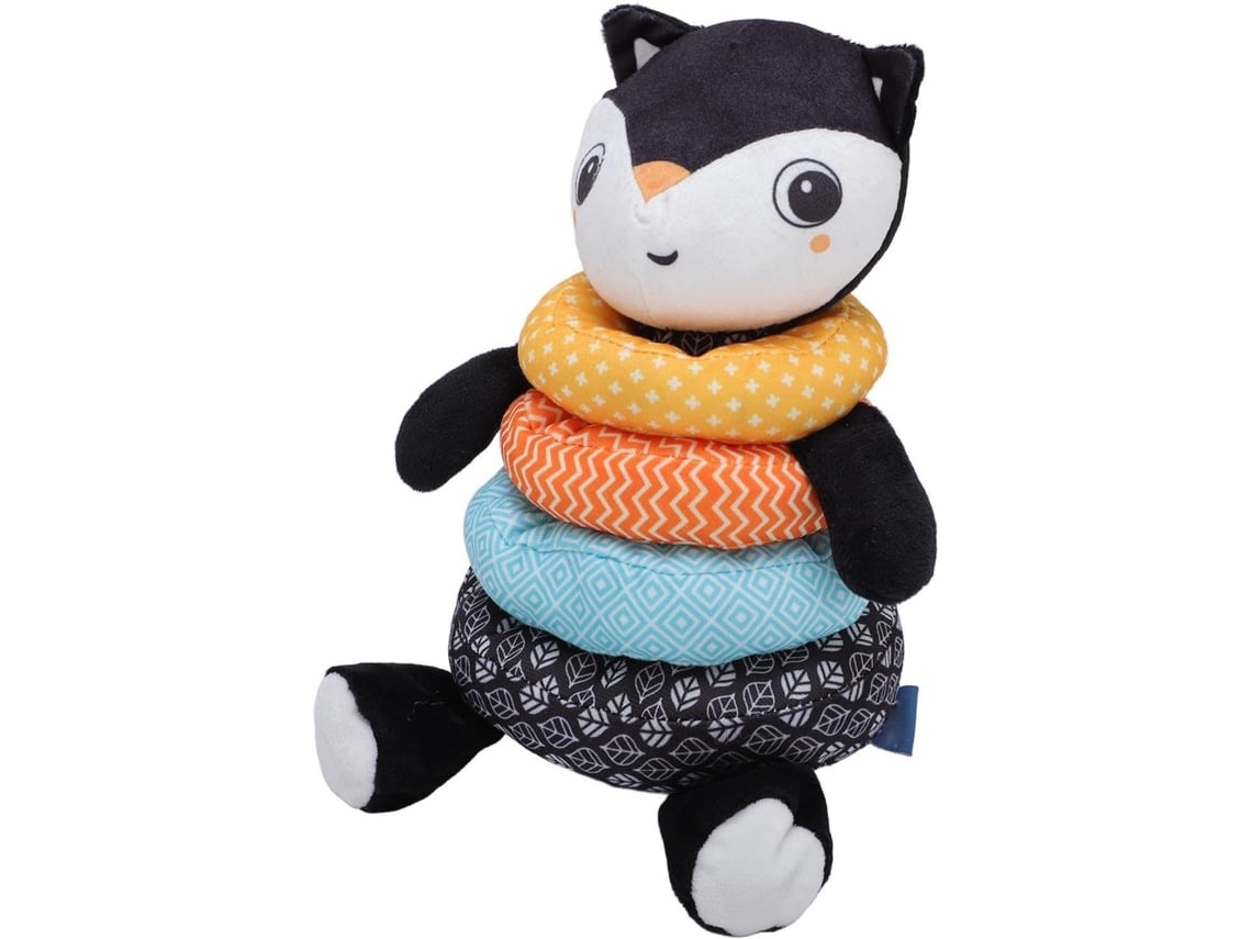 Anéis De Pelúcia Empilháveis, Brinquedo Para Bebê, Macio, Lavável Na Máquina