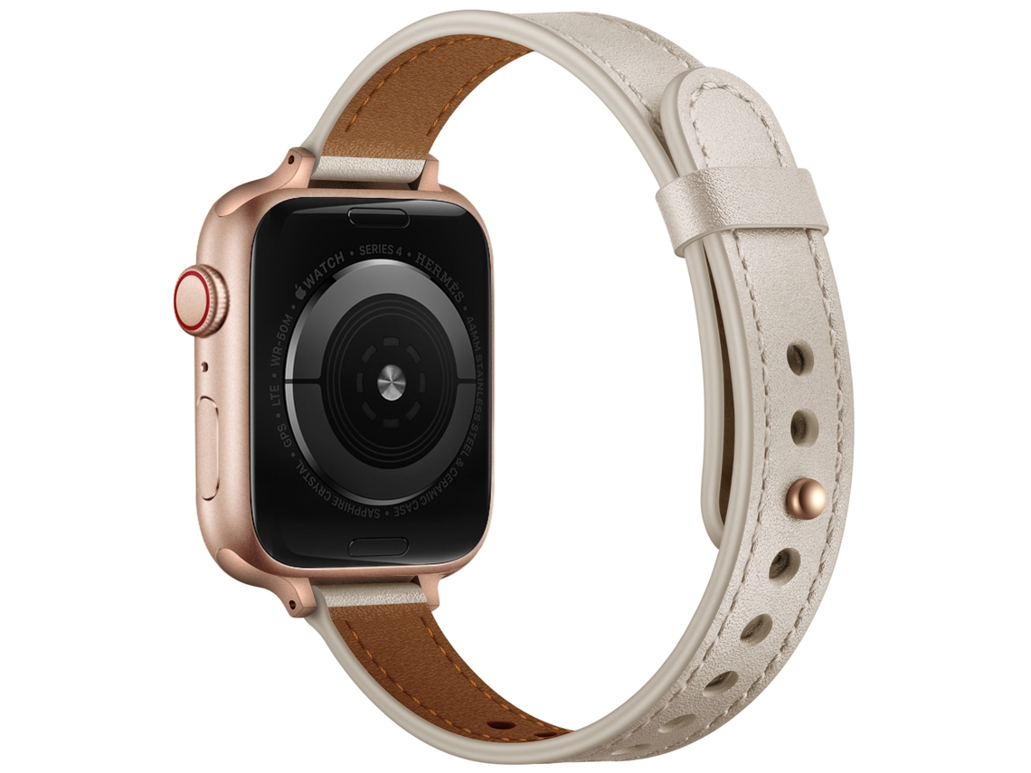 Correa de cuero genuino blanca para Xiaomi Watch 8pro/9pro/Redmi Watch 4/5 XIAOMOYU