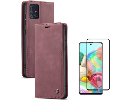Carcasa y Protector Samsung A51 Livro Caseme Elite