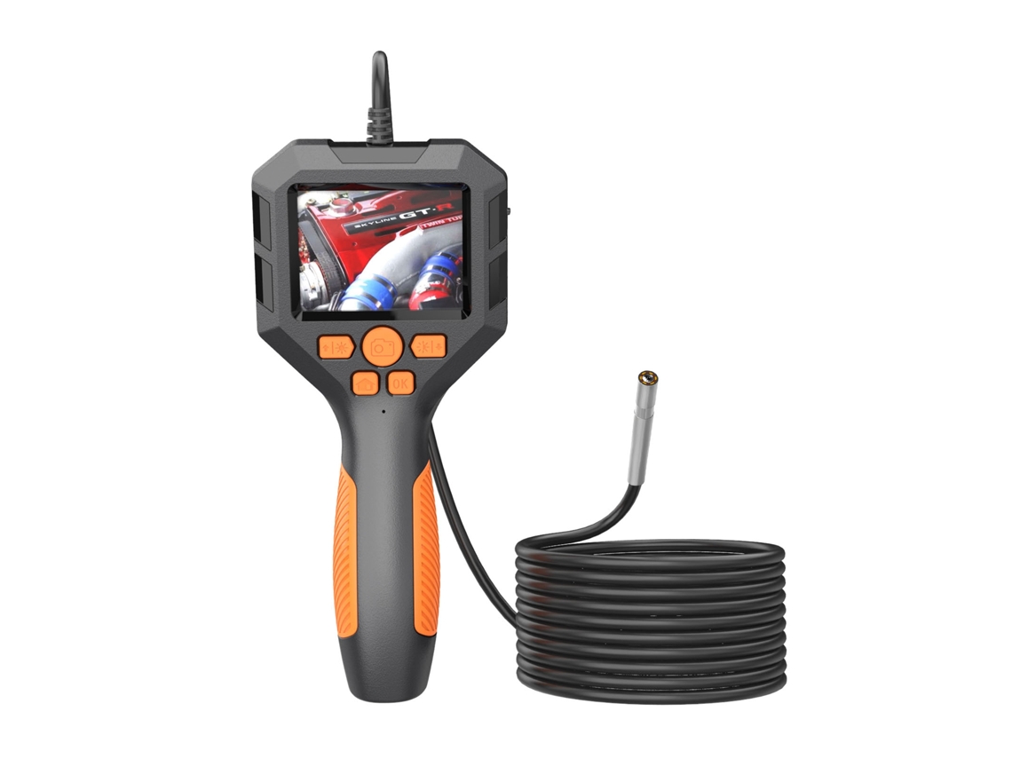 Endoscopio Industrial Con Pantalla De 2,8", Resolución 1080p, Led De Alta Luminosidad Y Protección Ip68.