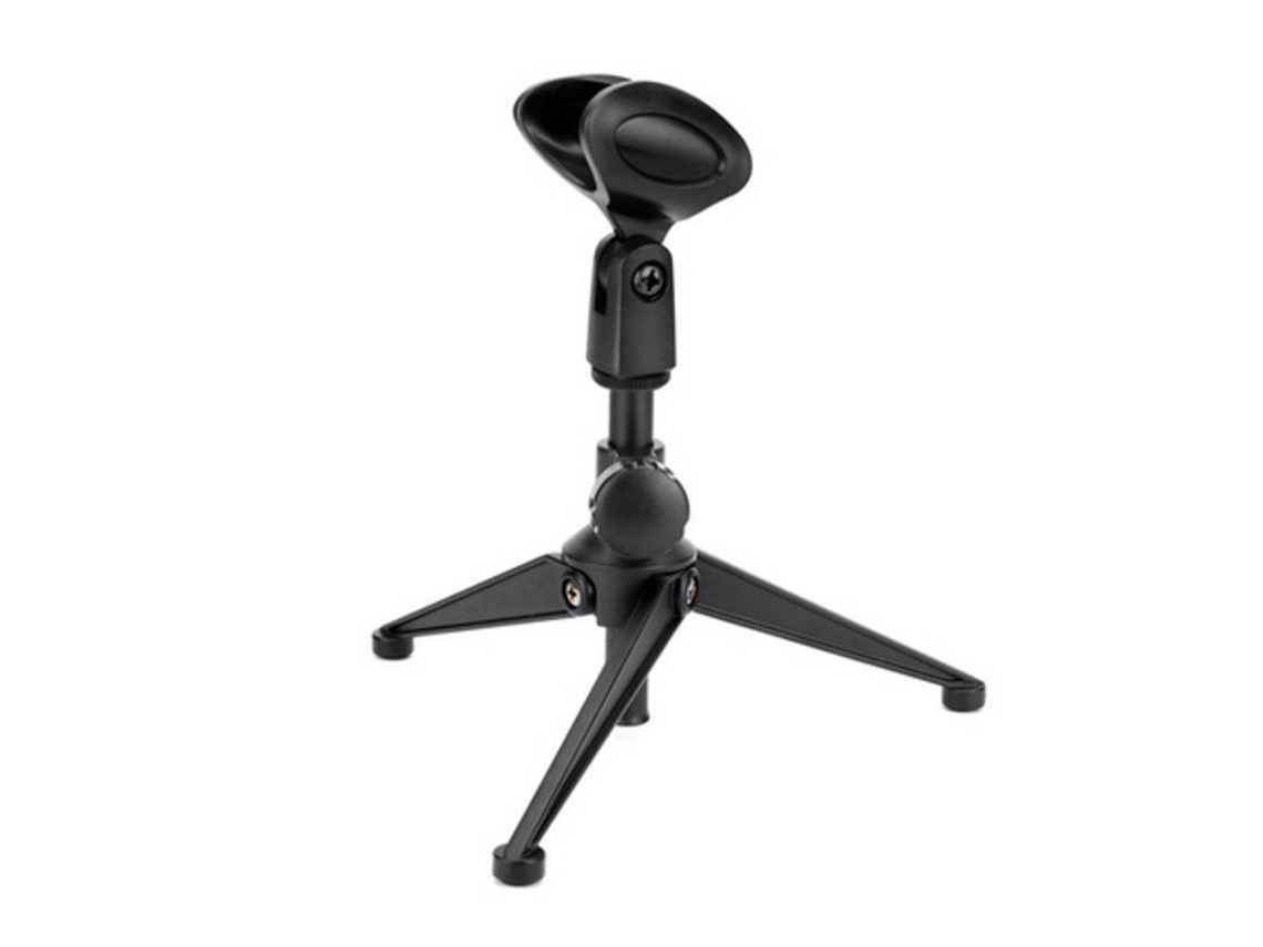 Mini Trípode Plegable Linjou Para Micrófono De Mesa, Ajustable Con Adaptador De 3/8" A 5/8" Y Patas De Goma.
