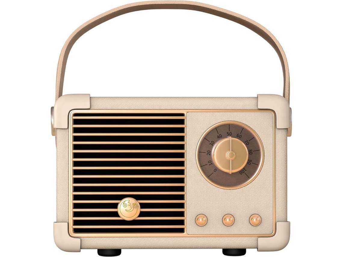 Altavoz Bluetooth Inalámbrico Retro - Pequeño, Portátil Y Recargable Con Sonido Potente, Compatible Con Usb/tarjeta Tf/aux - Verde