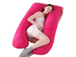Almohada Para Embarazadas, Almohada En U Desmontable Y Lavable, Gran Cojín De Espalda