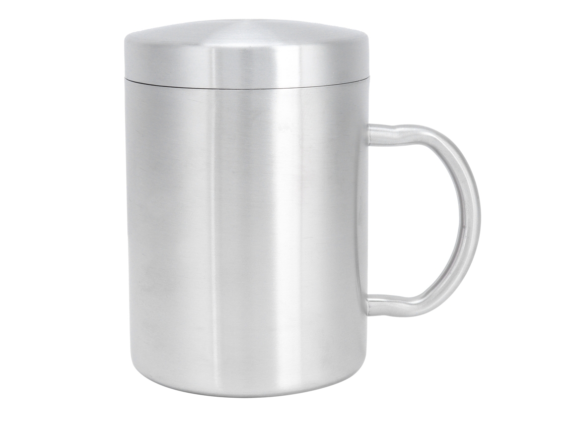 Vaso térmico de acero inoxidable de doble pared con versatilidad inigualable, apto para bebidas frías y calientes, resistente y duradero, 400 ml