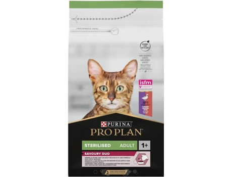 Pienso para Gatos PURINA OptiSavour (1.5Kg - Adulto - Castrados - Sabor: Pato y Hígado)