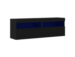 Maison Exclusive - Mueble De Tv Montado En La Pared Roble Negro 60 X 30 X 40 Cm