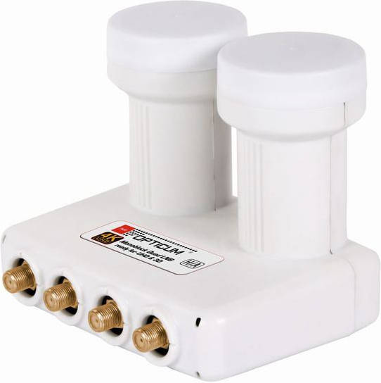 Convertidor de baixo ruido OPTICUM LMQP-04H en Blanco