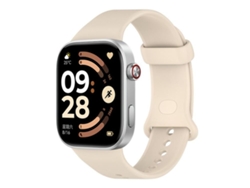 Bracelete Para Redmi Watch 6 / 5 / 4 - Silicone Respirável - Cor Sólida Marfim