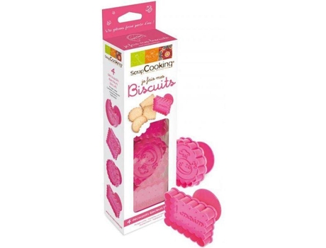 Cortador de Galletas SCRAPCOOKING (Plástico - 4 Un)