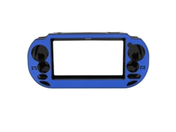 Capa Protetora Para Vita 1000 Psv 1000 Case Impermeável Anti-choque De Metal Azul