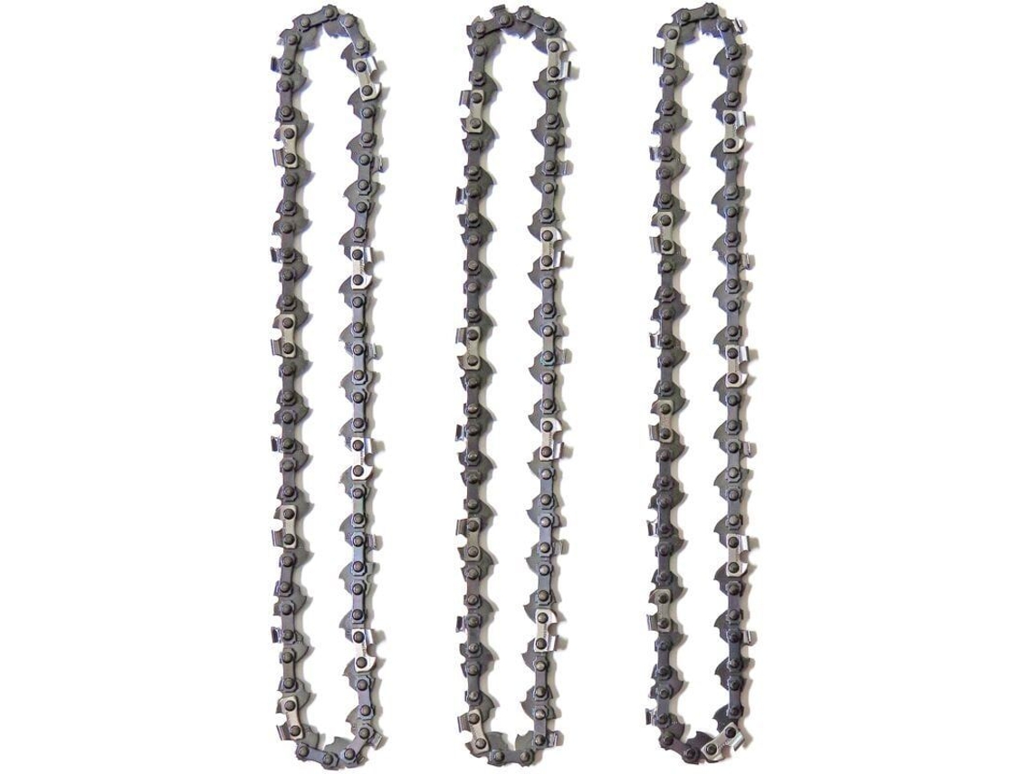 3-pack Cadenas De Sierra De Cadena 10'' (25cm) 40dl Baja Rebote Para Motosierras De Palo Black Decker/ryobi