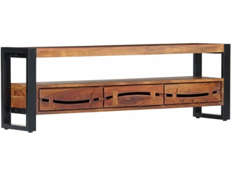 Mueble para la televisión VIDAXL Marrón Madera (140x30x45 cm)