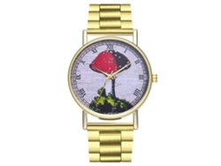 Reloj De Pulsera De Cuarzo Con Correa De Acero Casual Fashionable Para Hombre Y Mujer
