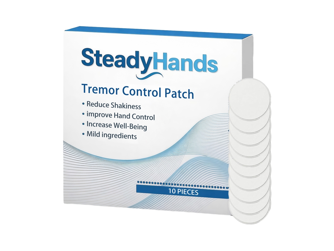 Parche Para Temblores De Manos Amz - Genuino, Amigable Con La Piel, Invisible, Se Adhiere Cómodamente Al Muñeca Y Es Portátil Para Estabilizar La Mano Fácilmente