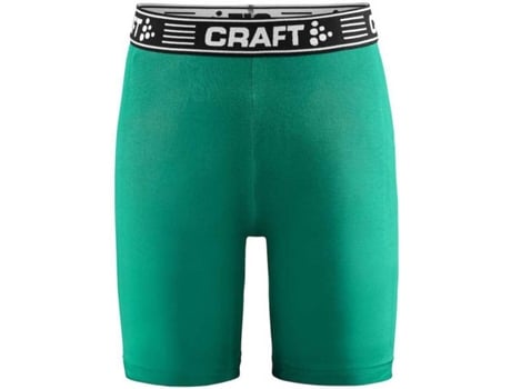 Ropa interior Unisex CRAFT Pro Control 9´´ Verde para Fútbol (134 - 140 cm)