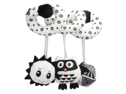 Juguete Espiral De Peluche Para Cochecito Con Sonajero Y Colgante De Animales