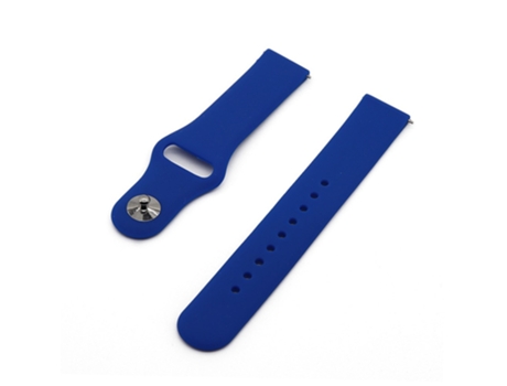 Correa de Silicona para Samsung Galaxy Watch Active/Galaxy Watch 42mm/Gear S2/Gear Sport/Garmin Vivoactive 3/Garmin Vivoactive 3 Music - azul