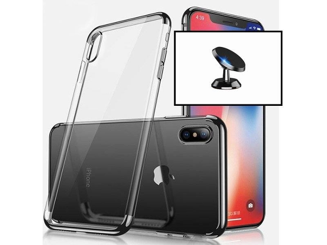 Funda + Soporte iPhone X SlimArmor Negro