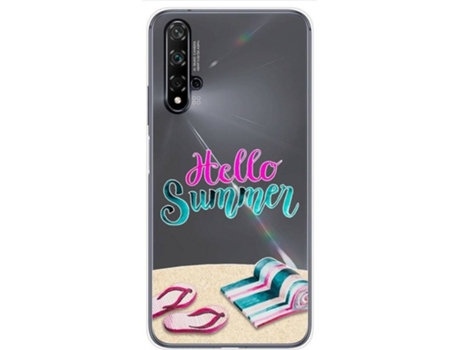 Carcasa Huawei Nova 5T / Honor 20 TUMUNDOSMARTPHONE Dibujos Transparente Multicolor