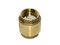 Válvula antirretorno Latón. Válvula de retención rosca 2 latón, 63 mm de diámetro, para Control de agua. Válvula de retención de caudal de alta calidad.