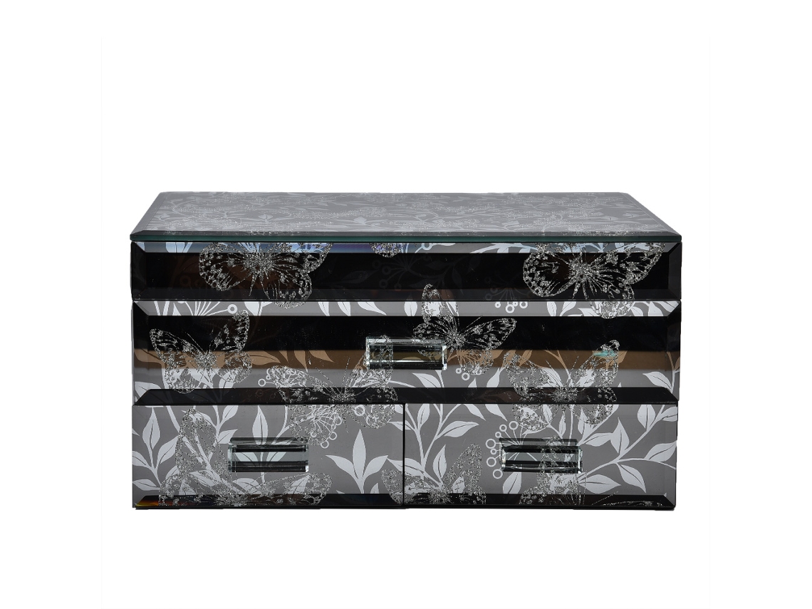 Caja de almacenamiento de joyas para pendientes y collares