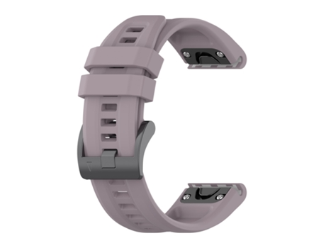Correa de reloj inteligente para Garmin Instinct 2X Correa de reloj de silicona de color sólido solar (púrpura Roland)