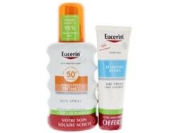 EUCERIN Sun Protection Sensitive Protect Sun Spray Fps50 200 Ml Relief After-Sun Cream-Gel 50 Ml Gratis