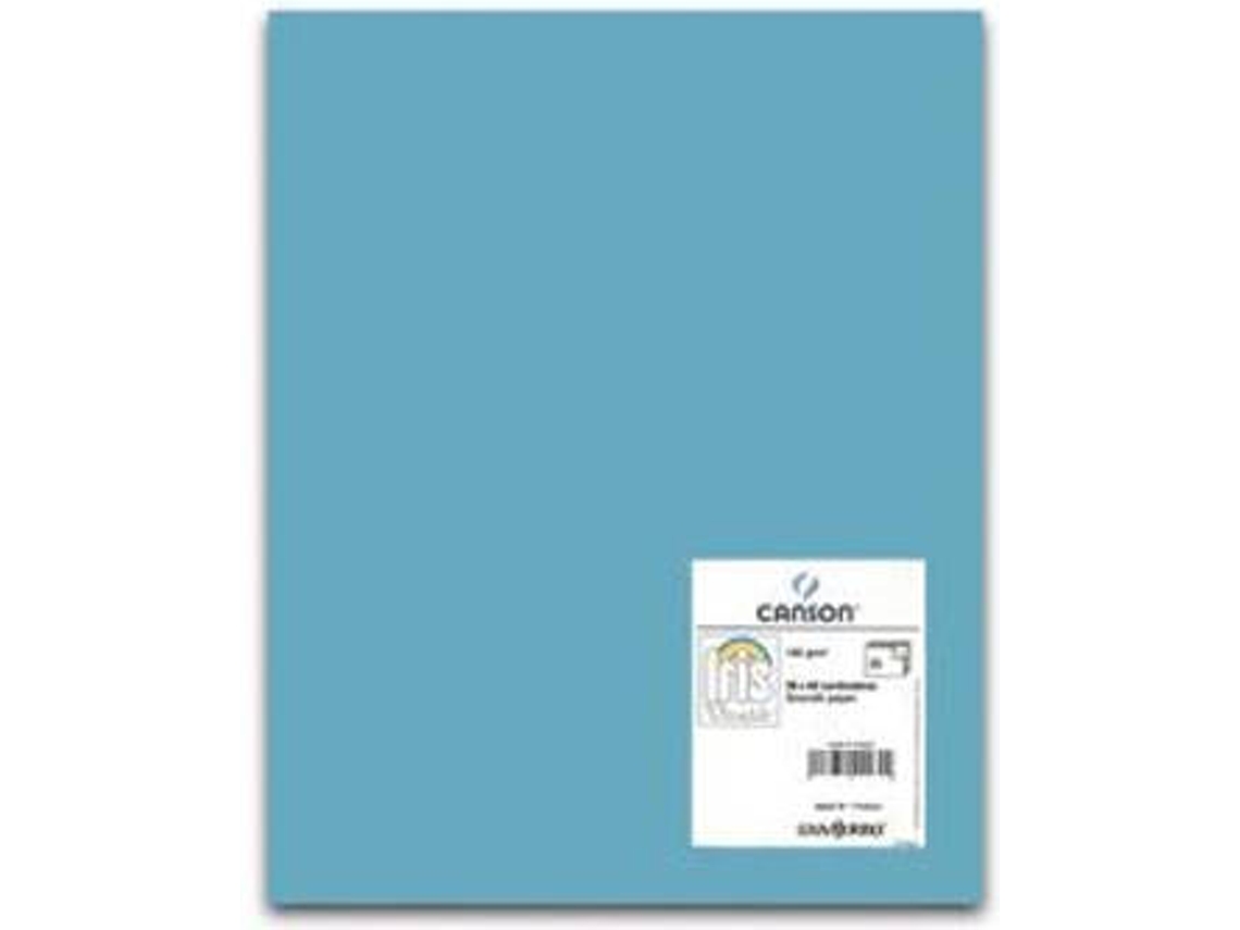Cartulina CANSON Azul (50 x 65 cm - 1 Unidad - 185 g/m²)