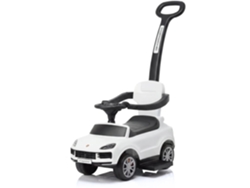 Coche De Empuje 3-en-1 Para Niños - Porsche Cayenne - 1 A 3 Años - Blanco