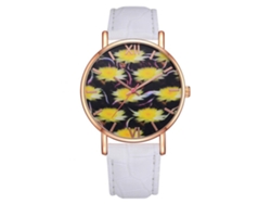 Reloj De Cuarzo Para Mujer Con Esfera Redonda, Agujas Azules Y Cristales De Acero Inoxidable (oro Rosa).