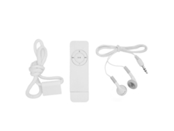 Reproductor Mp3 Portátil Mini Con Sonido Sin Pérdidas, Admite Hasta 64 Gb, Para Estudiantes, Blanco