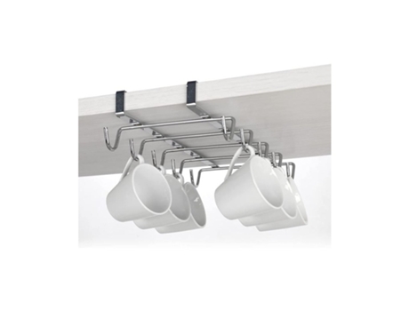 Colgador para 10 Tazas Acero Cromado. LACOR