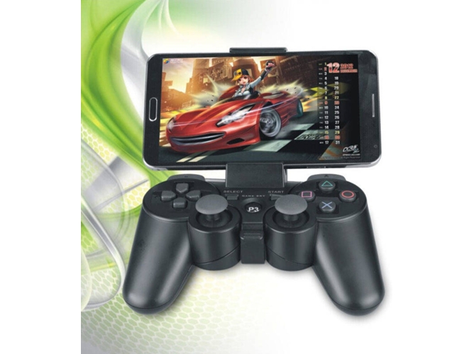 Soporte PS3 Smartphone para Mando PS3/PC Negro