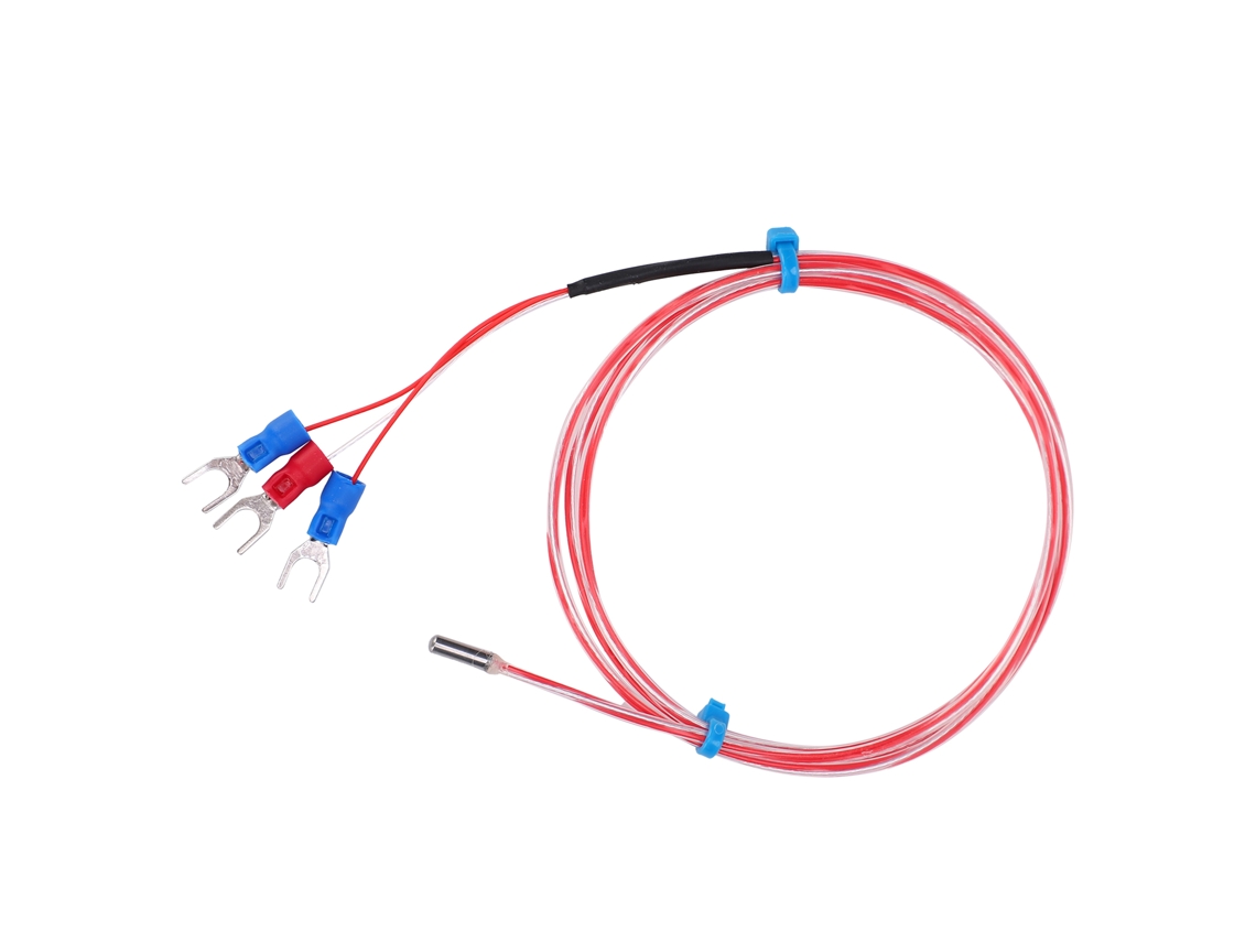Veloriskku-sensor De Temperatura Pt100 Impermeável Sonda Termistor 3x20mm -50 A +300℃ (1m)