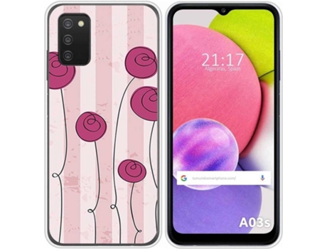 Carcasa Samsung Galaxy A03s TUMUNDOSMARTPHONE Flores Vintage Multicolor